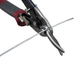 Klein Tools 1200L Aviation Snips with Wire Cutter, Left - Red