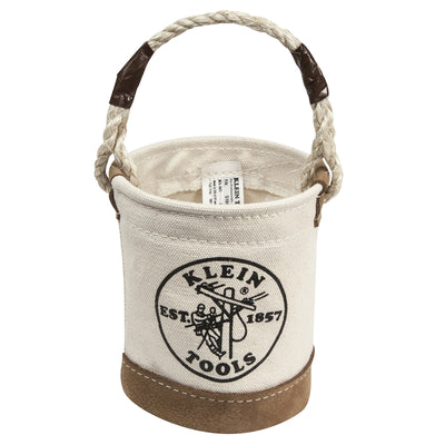 KLEIN 5104Mini Leather-Bottom Bucket. Made in USA