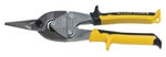 Klein Tools J1102S Journeyman Aviation Snips - Straight/Wide Curves Cutting. Yellow/Black