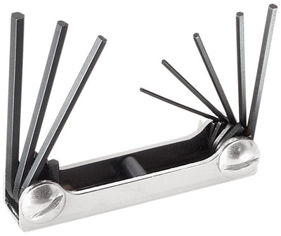 KLEIN 70581 Eight-Key Inch Folding Hex-Key Set