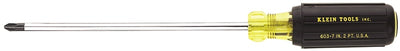 Klein 603-10 No. 2 Profilated Phillips-Tip Screwdriver  10" Round-Shank