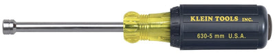 Klein 630-5mm 5 mm Cushion-Grip Hollow-Shank Nut Driver - 3"-Shank