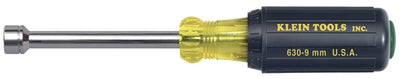 Klein 630-9mm 9 mm Cushion-Grip Hollow-Shank Nut Driver - 3"-Shank