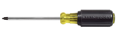 Klein 660 #0 Square-Recess Tip Screwdriverâ€“ 4" Round-Shank