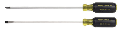 Klein 85072 10" Long Blade Screwdriver Set 2-Piece
