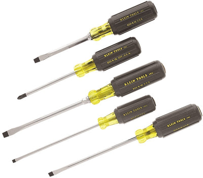 Klein 85075 Cushion-Grip Screwdriver Set 5-Piece