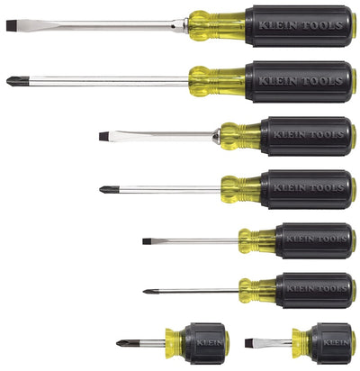 Klein 85078 Cushion-Grip Screwdriver Set 8-Piece