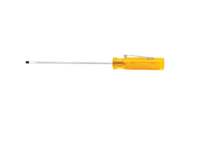 Klein A130-2 Pocket-Clip Screwdriver - 1/8" Cabinet-Tip