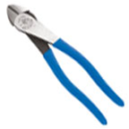 Klein Tools D2000-48 2000 Series Diag-Cutting Pliers, Hi-Leverage,Angled Head (Light Blue HDLE) Heavy Duty