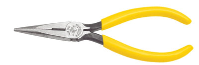 Klein D203-7C 7" Standard Long-Nose Pliers - Side-Cutting with Spring