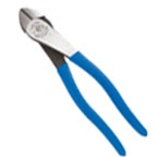 Klein Tools D248-8 Diag-Cutting Pliers,Hi-Leverage, Angled Head, 8"