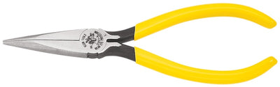 Klein D301-6C 6" Standard Long-Nose Pliers with Spring