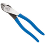 Klein Tools J2000-48 Journeyman 2000 Series Diag-Cutting Pliers, Hi-Leverage, Angled Head.(Light Blue/Black)
