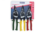 Midwest Snips P6716RLS 3-Piece Regular Aviation Snip Set Includes 1 each: MW-P6716R, MW-P6716S and MW-P6716L