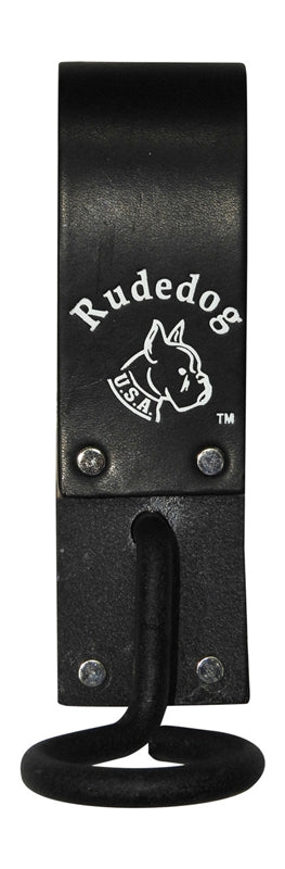 Rudedog USA Pro Trades Tool Belt Holder For Cordless Drills & Impact Drivers - Heavy Duty Leather With Stainless Steel, Fits 2.5" Belts