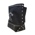 Rudedog USA 6002 - Suede Leather Bolt Bag- Black