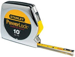 STANLEY 33-115 - 10' x 1/4" PowerLock Pocket Tape Rule with Diameter Scale
