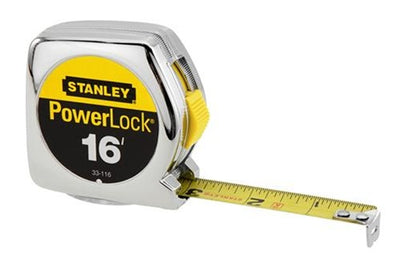 STANLEY 33-116 - 16' x 3/4" PowerLock Tape Rule 3/4" Blade