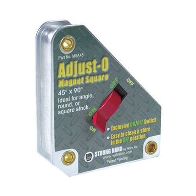 STRONG HAND MSA45 HEAVY DUTY MAGNETIC SQUARE 45 DEGREE X 90 DEGREE.CAPACITY 50 LBS