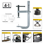 STRONG HAND UD45-C3 4-In-1 Utility Clamps, Capacity 4-1/2"