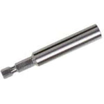 Vega Industries 1100MH1CD Overall Length 4" One Piece 1/4" X 1/4" Magnetic Stainless Steel Construction Bit Holder With C-Ring. (Shaft)******* Best Seller ********