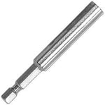 Vega Industries 154MH1CD Overall Length 2-1/8" Mini Stubby One Piece 1/4" X 1/4" Magnetic Stainless Steel Construction Bit Holder With C-Ring. (Shaft)******* Best Seller ********