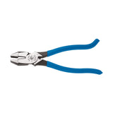 Klein D2000-9ST 9" Ironworker's Pliers - Heavy-Duty Cutting (Light Blue Plastic) ** Heavy Weight **