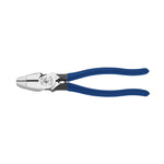 Klein D213-9NETH 9" High-Leverage Side-Cutting Pliers - Lineman's Bolt-Thread Holding