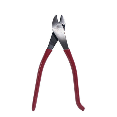 Klein Tools D248-9ST Diag-Cutting Pliers,Hi-Leverage for Rebar, Angled Head, 9" (Long Handle )