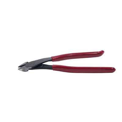 Klein Tools D248-9ST Diag-Cutting Pliers,Hi-Leverage for Rebar, Angled Head, 9" (Long Handle )