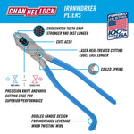 ChannelLock 350S - 9 inch Ironworkers Plier - Coiled Spring