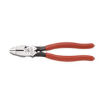 Klein HD213-9NETH 9" High-Leverage Side-Cutting Pliers - Lineman's Bolt-Thread Holding