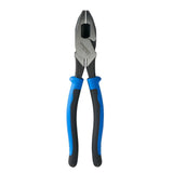 Klein Tools J2000-9NE Journeyman 2000 Series Side-Cutting Pliers, Hi-Leverage NE. (Light Blue/Black)