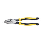 Klein Tools J213-9NECR Journeyman Side-Cutting Pliers, Hi-Leverage NE, Crimp Die