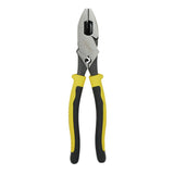 Klein Tools J213-9NECR Journeyman Side-Cutting Pliers, Hi-Leverage NE, Crimp Die