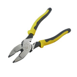 Klein Tools J213-9NECR Journeyman Side-Cutting Pliers, Hi-Leverage NE, Crimp Die